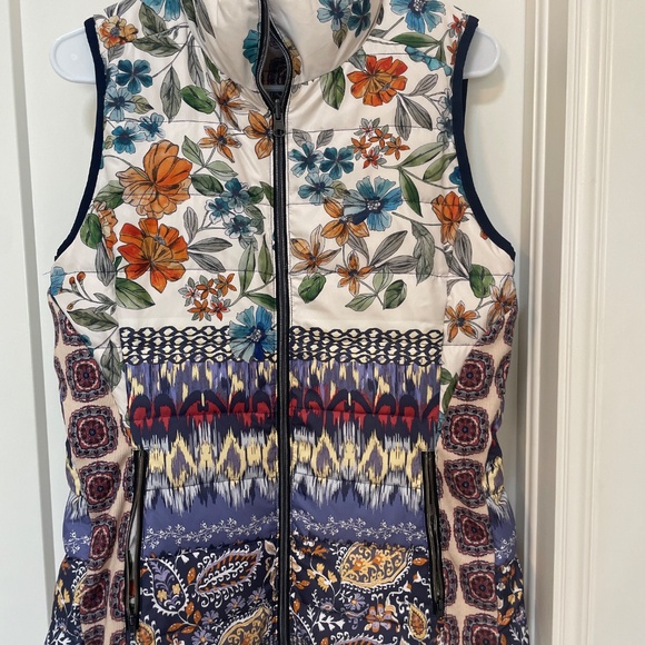 Johnny Was Paisley Vest reversible - Picture 2 of 4